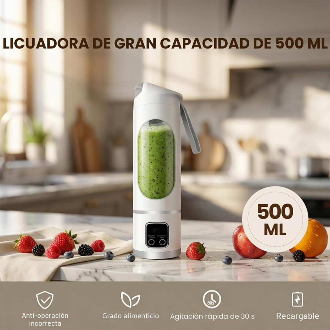Licuadora Portátil Digital Inalámbrica