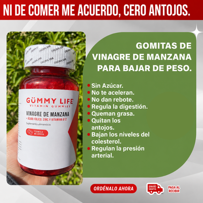 GUMMY LIFE - Vinagre de Manzana en Gomitas
