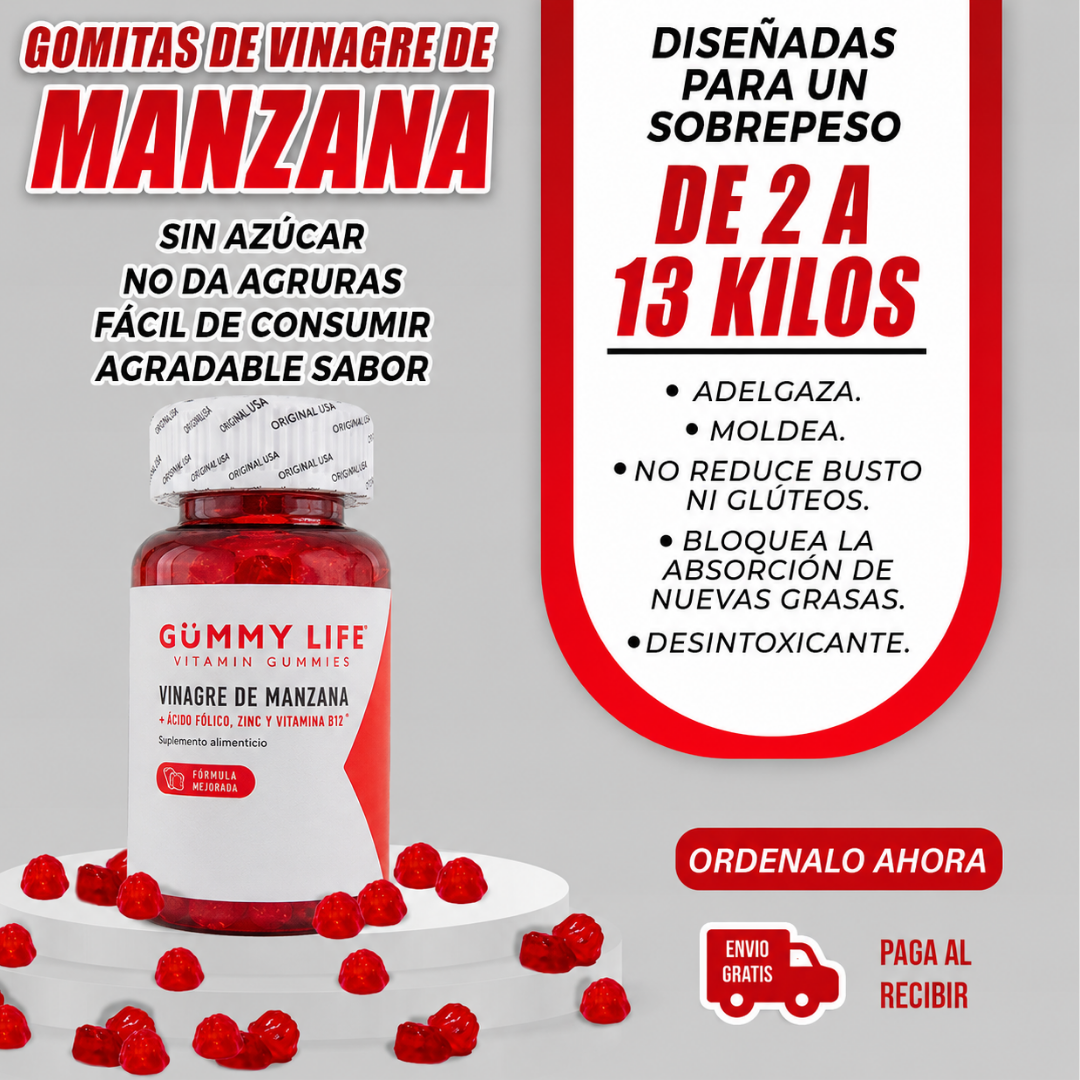 GUMMY LIFE - Vinagre de Manzana en Gomitas