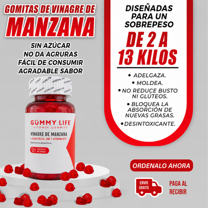 GUMMY LIFE - Vinagre de Manzana en Gomitas