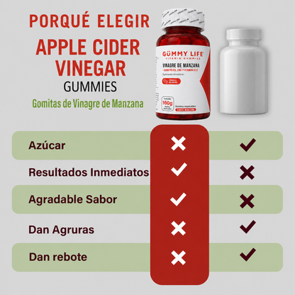 GUMMY LIFE - Vinagre de Manzana en Gomitas